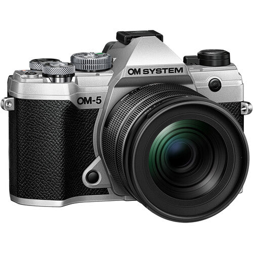 OM System OM-5 Body with 12-45mm F/4 Pro Lens (Silver)
