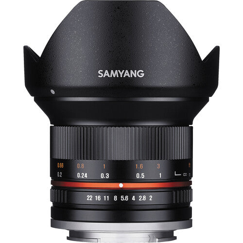 Samyang 12mm f/2 Lens Black (Fuji X)