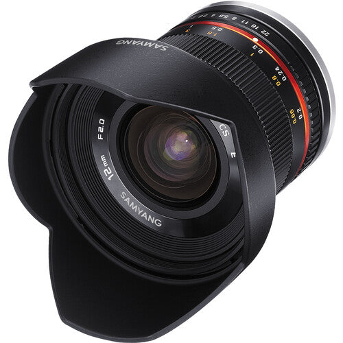 Samyang 12mm f/2 Lens Black (Fuji X)