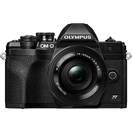 Olympus OM-D E-M10 Mark IV Body With 14-42mm EZ Lens (Black)