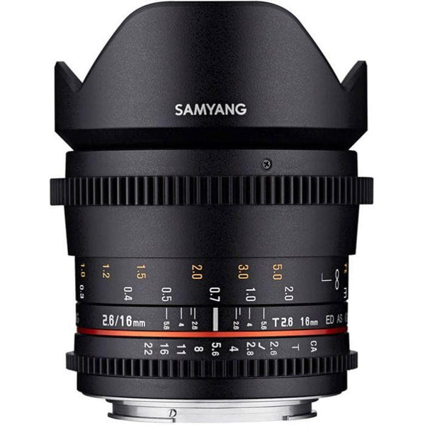 Samyang 16mm T2.6 ED AS UMC Lens (Canon EF)