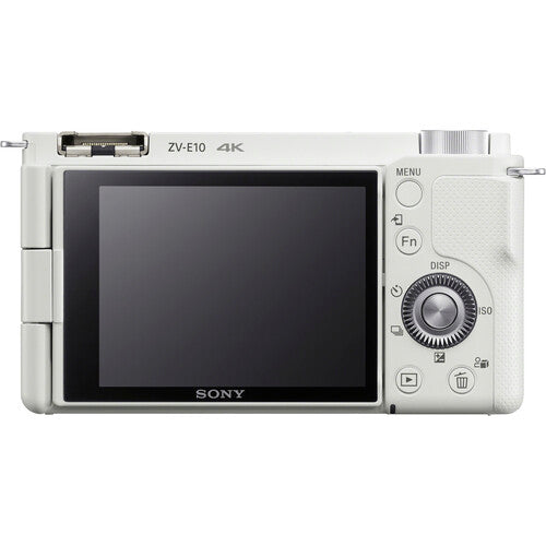 Sony ZV-E10 Mirrorless Camera Body White (ILCZV-E10)
