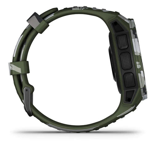 Garmin Instinct Solar Camo Edition GPS Watch (Lichen, 010-02293-56, SEA)